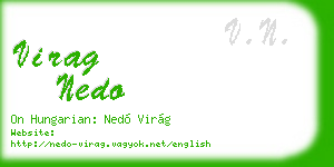 virag nedo business card